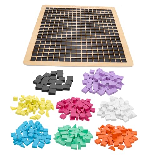 BESPORTBLE Holzpuzzle Bunte Musterbausteine Montessori Lernspielzeug Ab Jahren Kreativität Feinmotorik und Vorstellungskraft BESPORTBLE Holzpuzzle Bunte Musterbausteine Montessori Lernspielzeug Ab Jahren Kreativität Feinmotorik und Vorstellungskraft von BESPORTBLE