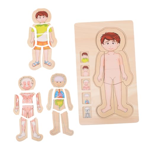 BESPORTBLE Holzpuzzle Körperstruktur Lernspielzeug Teiliges Pädagogisches Puzzle für Jungen und Mädchen Fördert Kreativität Hand Auge Koordination und Logisches Denken Motorisches Ab Jahren BESPORTBLE Holzpuzzle Körperstruktur Lernspielzeug Teiliges Pädagogisches Puzzle für Jungen und Mädchen Fördert Kreativität Hand Auge Koordination und Logisches Denken Motorisches Ab Jahren von BESPORTBLE