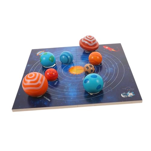 BESPORTBLE Holzpuzzle Sonnensystem Montessori Lernspielzeug für Planeten Interaktive Erziehung Robustes Design aus Hochwertigem Holz BESPORTBLE Holzpuzzle Sonnensystem Montessori Lernspielzeug für Planeten Interaktive Erziehung Robustes Design aus Hochwertigem Holz von BESPORTBLE