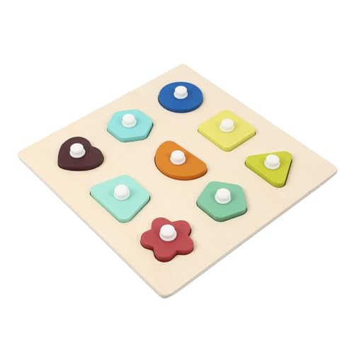 BESPORTBLE Holzpuzzle für Kleinkinder Montessori Lernspielzeug aus Glattem Holz mit Buntem Cartoon Motiv Denkfähigkeit und Motorik Tragbar für Jungen und Mädchen Ab Jahr BESPORTBLE Holzpuzzle für Kleinkinder Montessori Lernspielzeug aus Glattem Holz mit Buntem Cartoon Motiv Denkfähigkeit und Motorik Tragbar für Jungen und Mädchen Ab Jahr von BESPORTBLE
