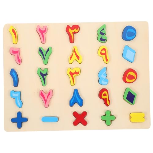 BESPORTBLE Holzpuzzle für Kleinkinder Pädagogisches Lernspielzeug mit Arabischen Zahlen und Buchstaben Robustes Farbenfrohes Holzspielzeug Hand Auge Koordination und Vorschulbildung BESPORTBLE Holzpuzzle für Kleinkinder Pädagogisches Lernspielzeug mit Arabischen Zahlen und Buchstaben Robustes Farbenfrohes Holzspielzeug Hand Auge Koordination und Vorschulbildung von BESPORTBLE