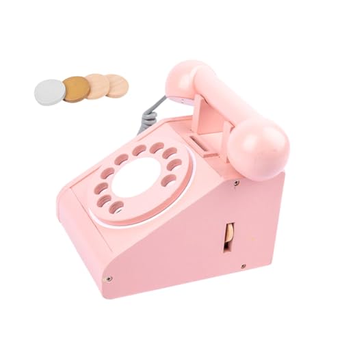 BESPORTBLE Vintage Spielzeug Telefon Für Junge Mädchen Simuliertes Holztelefon Fördert Eltern-Junge Mädchen-interaktion Für Lernspielzeug Und Spielhaus BESPORTBLE Vintage Spielzeug Telefon Für Junge Mädchen Simuliertes Holztelefon Fördert Eltern-Junge Mädchen-interaktion Für Lernspielzeug Und Spielhaus von BESPORTBLE