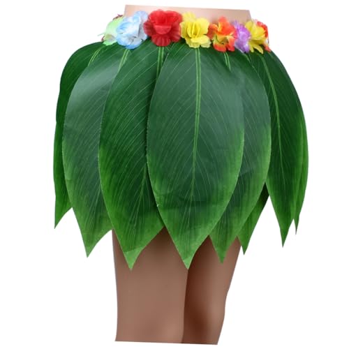 BESPORTBLE Hula Rock Für Hawaiianische Luau Beach Party – Grüner Grasblatt Rock Mit 72 Cm Taillenumfang - Ideal Für Kostüme Und Dekoration - Perfekt Für Unvergessliche Feiern von BESPORTBLE