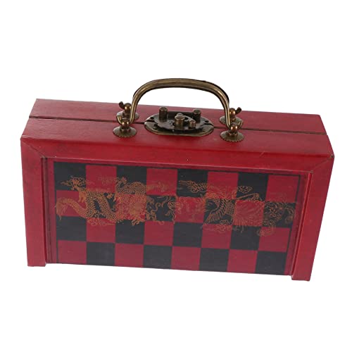 BESPORTBLE Klappbares Internationales Schachspiel Langlebiges Desktop Schachornament für Erwachsene und Tragbares Falt Schachspiel mit Klarem Muster und Robustem Design BESPORTBLE Klappbares Internationales Schachspiel Langlebiges Desktop Schachornament für Erwachsene und Tragbares Falt Schachspiel mit Klarem Muster und Robustem Design von BESPORTBLE