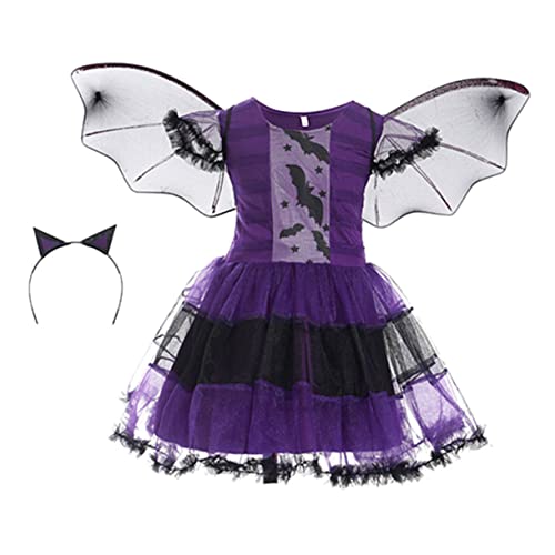 BESPORTBLE Kreatives Halloween Cosplay Mädchen Hexen Umhang Kostüm Für Halloween Ideales Kostümspielzeug Für Halloween Partys Und Verkleidungsspiele von BESPORTBLE