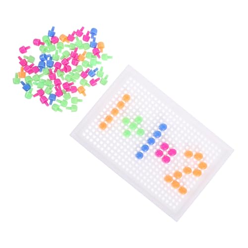 BESPORTBLE Kreatives Mushroom Nail Steckspielzeug Set mit Farbigen Nägeln und Montageplatte Fördert Feinmotorik Kreativität Logisches Denken für Ab Jahren Zufällige Farbe BESPORTBLE Kreatives Mushroom Nail Steckspielzeug Set mit Farbigen Nägeln und Montageplatte Fördert Feinmotorik Kreativität Logisches Denken für Ab Jahren Zufällige Farbe von BESPORTBLE