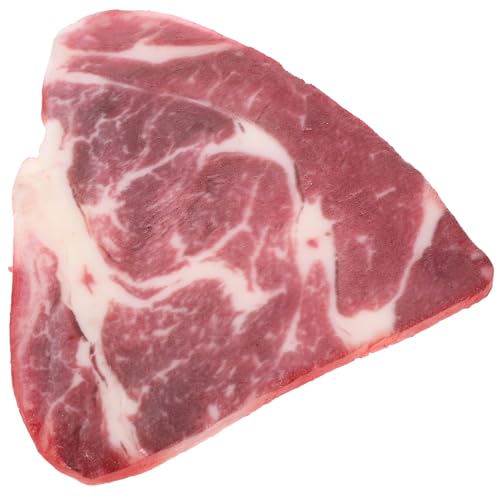 BESPORTBLE Künstliches Rindfleisch Modell Realistisches Fake Food für Küche Restaurant und Fotografie Dekoratives Beef Slice Requisiten für Partys und Displays BESPORTBLE Künstliches Rindfleisch Modell Realistisches Fake Food für Küche Restaurant und Fotografie Dekoratives Beef Slice Requisiten für Partys und Displays von BESPORTBLE