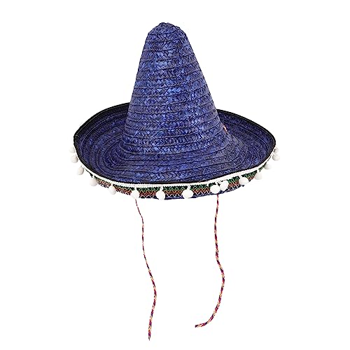 BESPORTBLE Mexikanischer Sombrero Strohhut mit Pom Pom Atmungsaktiv Leicht Lustiger für Karneval Mottoparty Geburtstagsfeier Mexikanisches Kostüm BESPORTBLE Mexikanischer Sombrero Strohhut mit Pom Pom Atmungsaktiv Leicht Lustiger für Karneval Mottoparty Geburtstagsfeier Mexikanisches Kostüm von BESPORTBLE