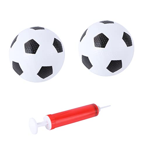 BESPORTBLE Mini Fußball Durchmesser Weiße Bälle und Roter Handpumpe Leichtes Football für Drinnen und Draußen Pädagogisch für Jungen und Mädchen Fördert Bewegung und Fußballwissen BESPORTBLE Mini Fußball Durchmesser Weiße Bälle und Roter Handpumpe Leichtes Football für Drinnen und Draußen Pädagogisch für Jungen und Mädchen Fördert Bewegung und Fußballwissen von BESPORTBLE