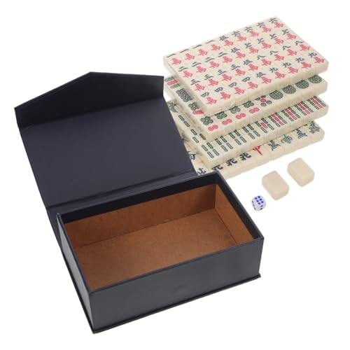 BESPORTBLE Mini-Mahjong-Set Mit Plättchen Kompakt Für Reisen Und Camping Graviertes Melaminmaterial Tragbar Für Kleine Räume Für Familienfeiern Und Unterhaltung BESPORTBLE Mini-Mahjong-Set Mit Plättchen Kompakt Für Reisen Und Camping Graviertes Melaminmaterial Tragbar Für Kleine Räume Für Familienfeiern Und Unterhaltung von BESPORTBLE