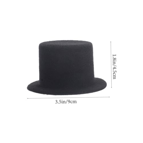BESPORTBLE Mini Miniatur Hut Schwarz Miniatur Hüte für Puppen Handgemacht Puppenzubehör DIY Bastelbedarf Haustier Kostüm Zubehör BESPORTBLE Mini Miniatur Hut Schwarz Miniatur Hüte für Puppen Handgemacht Puppenzubehör DIY Bastelbedarf Haustier Kostüm Zubehör von BESPORTBLE