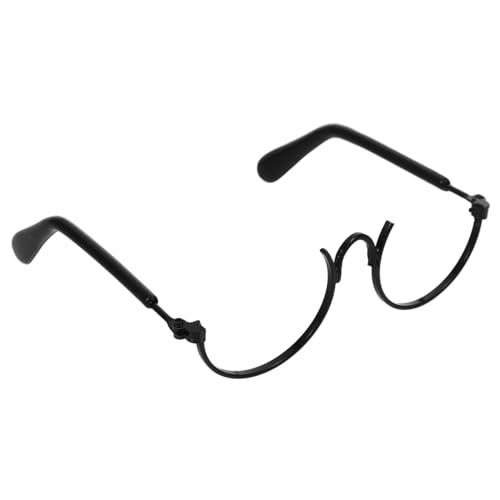 BESPORTBLE Mini Puppenbrille Metallrahmen Halbrand Retro Eyewear für Kleine Puppen Halbdurchsichtige Langlebige Metallkonstruktion Vielseitig Kompatibel Modisches Accessoire BESPORTBLE Mini Puppenbrille Metallrahmen Halbrand Retro Eyewear für Kleine Puppen Halbdurchsichtige Langlebige Metallkonstruktion Vielseitig Kompatibel Modisches Accessoire von BESPORTBLE