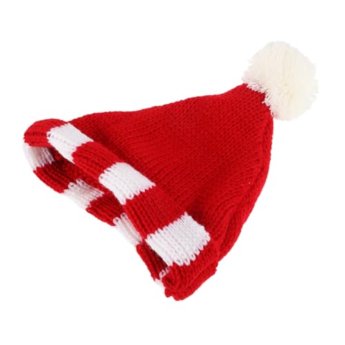 BESPORTBLE Mini Puppenhut Strickmütze für Puppen Süße Kleine Wollmütze für DIY Bastelprojekte Dekorative Miniatur Puppe Mütze in Rot BESPORTBLE Mini Puppenhut Strickmütze für Puppen Süße Kleine Wollmütze für DIY Bastelprojekte Dekorative Miniatur Puppe Mütze in Rot von BESPORTBLE