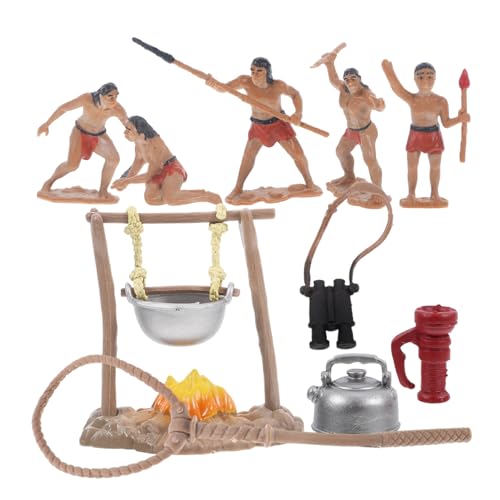 BESPORTBLE Miniatur Primitive Männer Figuren Kunststoff Figuren mit Camping Überlebensausrüstung Kleine Dekofiguren für Mikrolandschaften Sandtisch Garten und Bonsai Kinderspielzeug BESPORTBLE Miniatur Primitive Männer Figuren Kunststoff Figuren mit Camping Überlebensausrüstung Kleine Dekofiguren für Mikrolandschaften Sandtisch Garten und Bonsai Kinderspielzeug von BESPORTBLE