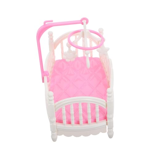 BESPORTBLE Miniatur Puppenhaus Babybett Weiß Exquisites Mini Möbelstück für Puppenhaus Schlafzimmer Detailreiches Micro Modell als Rollenspiel Zubehör für Sammler BESPORTBLE Miniatur Puppenhaus Babybett Weiß Exquisites Mini Möbelstück für Puppenhaus Schlafzimmer Detailreiches Micro Modell als Rollenspiel Zubehör für Sammler von BESPORTBLE