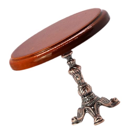 BESPORTBLE Miniatur Puppenhaus Beistelltisch Rund Holz Vintage Stil Miniaturmöbel Zubehör für Puppenhaus Dekoration Detailgetreues Modell für Kleine Tischstube für Sammler und Bastler BESPORTBLE Miniatur Puppenhaus Beistelltisch Rund Holz Vintage Stil Miniaturmöbel Zubehör für Puppenhaus Dekoration Detailgetreues Modell für Kleine Tischstube für Sammler und Bastler von BESPORTBLE