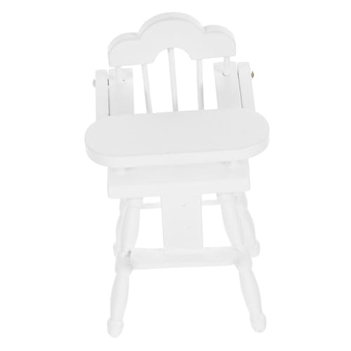 BESPORTBLE Miniatur Puppenhaus Holz Hochstuhl Modell Detailgetreuer Esszimmerstuhl Langlebiges DIY Möbel Zubehör für Puppenhaus Dekoration und Sammler BESPORTBLE Miniatur Puppenhaus Holz Hochstuhl Modell Detailgetreuer Esszimmerstuhl Langlebiges DIY Möbel Zubehör für Puppenhaus Dekoration und Sammler von BESPORTBLE