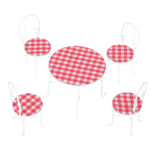 BESPORTBLE Miniatur Puppenhaus Möbel Set Teilig Kleine Tisch und Stuhlmodelle Kreative Dekoration für Puppenhäuser Miniaturgärten DIY Bastelbedarf Langlebig und Farbbeständig BESPORTBLE Miniatur Puppenhaus Möbel Set Teilig Kleine Tisch und Stuhlmodelle Kreative Dekoration für Puppenhäuser Miniaturgärten DIY Bastelbedarf Langlebig und Farbbeständig von BESPORTBLE