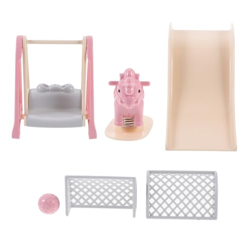 BESPORTBLE Miniatur Puppenhaus Möbel mit Fußballtor Schaukel Schaukelpferd Realistische Dekoration für Puppenhaus Spielplatz Sichere Materialien Platzsparendes Design für BESPORTBLE Miniatur Puppenhaus Möbel mit Fußballtor Schaukel Schaukelpferd Realistische Dekoration für Puppenhaus Spielplatz Sichere Materialien Platzsparendes Design für von BESPORTBLE