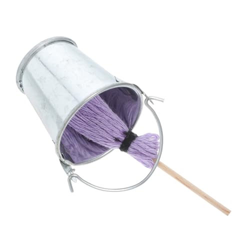 BESPORTBLE Miniatur Puppenhaus Mop und Eimer Authentische Kleine Reinigungswerkzeuge aus Langlebigem Material Kompakt und Realistisch für DIY Puppenhaus Möbel Zubehör für Sammler und BESPORTBLE Miniatur Puppenhaus Mop und Eimer Authentische Kleine Reinigungswerkzeuge aus Langlebigem Material Kompakt und Realistisch für DIY Puppenhaus Möbel Zubehör für Sammler und von BESPORTBLE