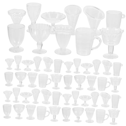 BESPORTBLE Miniatur Transparente Mini Wasserbecher Mini Weingläser für Puppenhaus Dekoration Langlebig und Realistisch BESPORTBLE Miniatur Transparente Mini Wasserbecher Mini Weingläser für Puppenhaus Dekoration Langlebig und Realistisch von BESPORTBLE