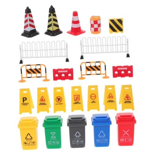 BESPORTBLE Miniatur Verkehrsbarrieren aus Stabilem Pädagogisches zur Verkehrssicherheit Realistische Straßenabsperrungen und Warnschilder für Lernspiel BESPORTBLE Miniatur Verkehrsbarrieren aus Stabilem Pädagogisches zur Verkehrssicherheit Realistische Straßenabsperrungen und Warnschilder für Lernspiel von BESPORTBLE