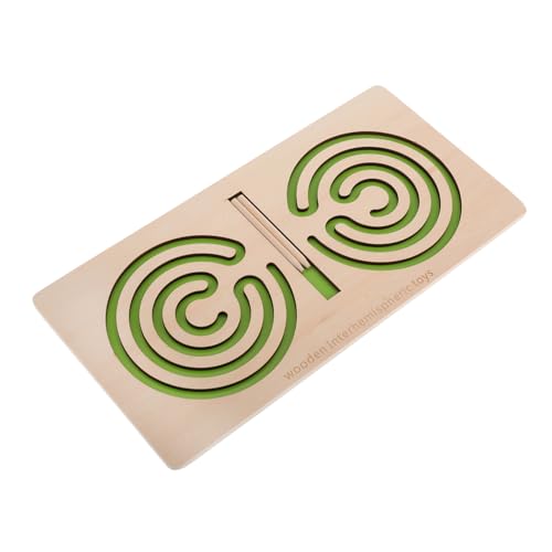 BESPORTBLE Montessori Holz Labyrinth Spiel Puzzle Hand Auge Koordination Feinmotorik Intelligenztraining Lernspielzeug für Jungen Mädchen Ab Jahren Grün BESPORTBLE Montessori Holz Labyrinth Spiel Puzzle Hand Auge Koordination Feinmotorik Intelligenztraining Lernspielzeug für Jungen Mädchen Ab Jahren Grün von BESPORTBLE