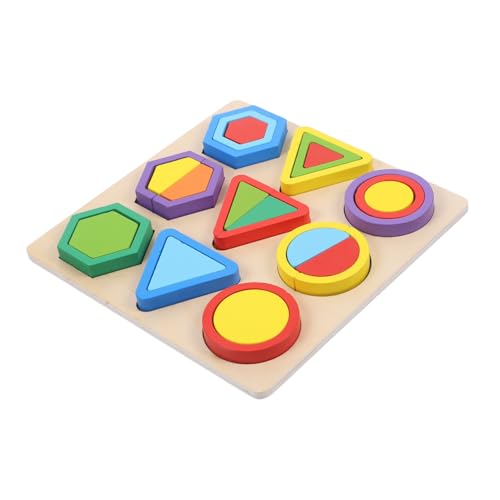 BESPORTBLE Montessori Holzpuzzle Geometrische Formen Lernspielzeug für Kleinkinder Jungen Mädchen Farbenfrohes Lehrspielzeug Denken Feinmotorik und Kreativität BESPORTBLE Montessori Holzpuzzle Geometrische Formen Lernspielzeug für Kleinkinder Jungen Mädchen Farbenfrohes Lehrspielzeug Denken Feinmotorik und Kreativität von BESPORTBLE