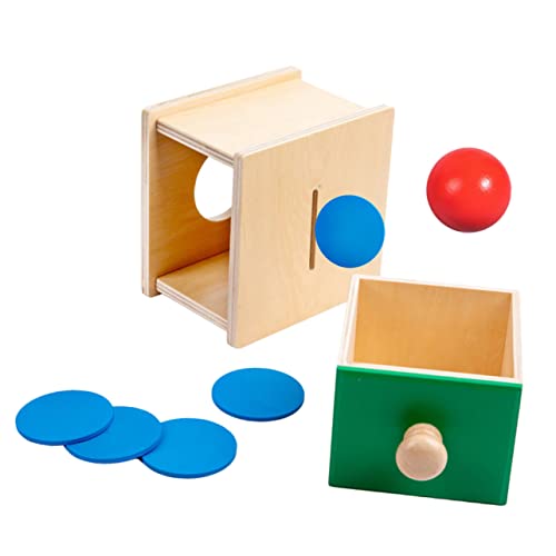 BESPORTBLE Montessori Holzspielzeug Ball und Münzbox Lernspielzeug für Kleinkinder Vorschule Kognitives Stabile Holzbox Fördert Beobachtung und Hand Auge koordination BESPORTBLE Montessori Holzspielzeug Ball und Münzbox Lernspielzeug für Kleinkinder Vorschule Kognitives Stabile Holzbox Fördert Beobachtung und Hand Auge koordination von BESPORTBLE