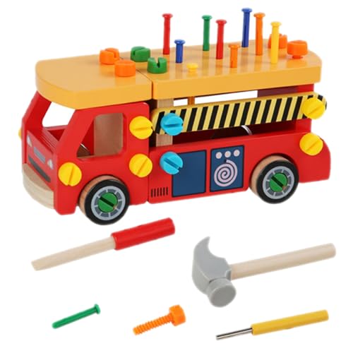 BESPORTBLE Montessori Holzwerkzeug Set Werkzeugkasten aus Stabilem Holz Pädagogisches Schrauben und Steckspielzeug zur Feinmotorik und Problemlösung für Jungen und Mädchen BESPORTBLE Montessori Holzwerkzeug Set Werkzeugkasten aus Stabilem Holz Pädagogisches Schrauben und Steckspielzeug zur Feinmotorik und Problemlösung für Jungen und Mädchen von BESPORTBLE