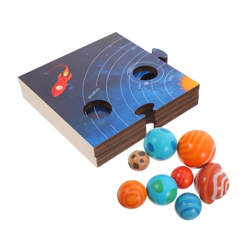 BESPORTBLE Montessori Solar System Puzzle aus Holz Fördert Kreatives Lernen und Kognitive Fähigkeiten Lernspielzeug für Kleinkinder für Reisen und Zuhause Interaktive Familienaktivität BESPORTBLE Montessori Solar System Puzzle aus Holz Fördert Kreatives Lernen und Kognitive Fähigkeiten Lernspielzeug für Kleinkinder für Reisen und Zuhause Interaktive Familienaktivität von BESPORTBLE
