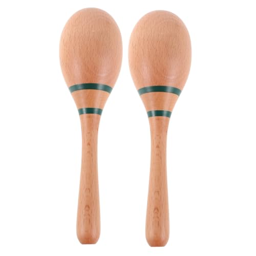 BESPORTBLE Musikinstrument Holz Maracas für Kleinkinder Sicherer Griff Sensorische Integration Rhythmustraining Lernspielzeug für Kindergarten und Frühe Musikalische BESPORTBLE Musikinstrument Holz Maracas für Kleinkinder Sicherer Griff Sensorische Integration Rhythmustraining Lernspielzeug für Kindergarten und Frühe Musikalische von BESPORTBLE