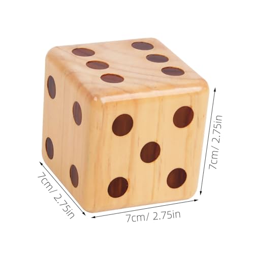 BESPORTBLE Naturholz-würfelspiel Großer Spielwürfel mit Fein Geschnitzten Seiten Vielseitig für Party Gesellschaftsspiel Lernspielzeug und Dekoration Geeignet BESPORTBLE Naturholz-würfelspiel Großer Spielwürfel mit Fein Geschnitzten Seiten Vielseitig für Party Gesellschaftsspiel Lernspielzeug und Dekoration Geeignet von BESPORTBLE