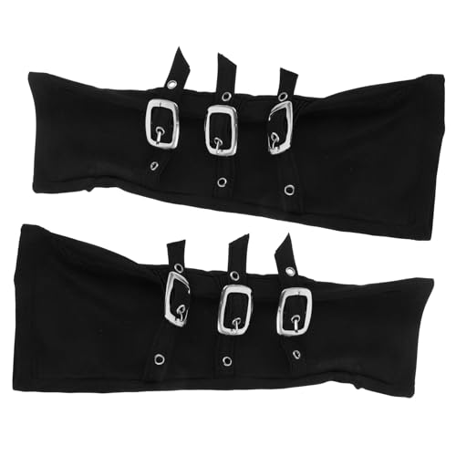 BESPORTBLE Punk Ritter Cosplay Zubehör Armguards Armbänder Für Halloween Kostüme Unisex Performance Requisiten Für Partys Und Bühnenauftritte von BESPORTBLE