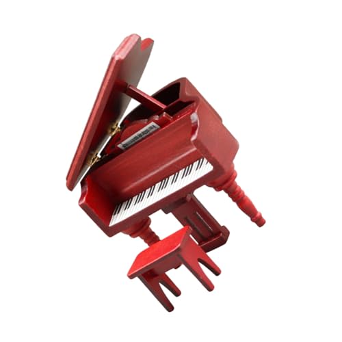 BESPORTBLE Puppenhaus Zubehör Mini Flügel mit Hocker Dekoratives Mini Piano für DIY Puppenhaus und Mikro Szene Fotografie Rote Holzoptik Teilig BESPORTBLE Puppenhaus Zubehör Mini Flügel mit Hocker Dekoratives Mini Piano für DIY Puppenhaus und Mikro Szene Fotografie Rote Holzoptik Teilig von BESPORTBLE