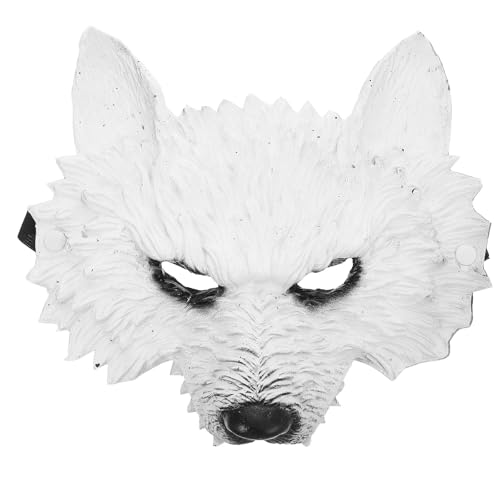 BESPORTBLE Realistische Wolfsmaske: Pu-Tierkopfmaske für Halloween, Werwolf, Cosplay, Kostümzubehör für Karnevalsveranstaltungen, Maskerade, Partydekoration BESPORTBLE Realistische Wolfsmaske: Pu-Tierkopfmaske für Halloween, Werwolf, Cosplay, Kostümzubehör für Karnevalsveranstaltungen, Maskerade, Partydekoration von BESPORTBLE