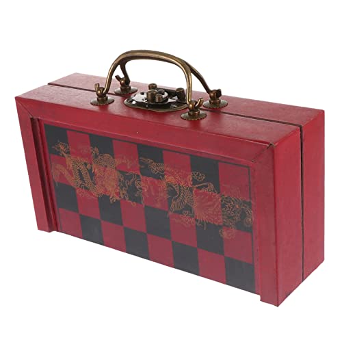 BESPORTBLE Retro Design Internationales Schachspiel Filmrequisite und Lernspielzeug Feine Verarbeitung Klare Konturen Praktisches Schachbrett für Erwachsene Vielseitig Einsetzbar BESPORTBLE Retro Design Internationales Schachspiel Filmrequisite und Lernspielzeug Feine Verarbeitung Klare Konturen Praktisches Schachbrett für Erwachsene Vielseitig Einsetzbar von BESPORTBLE