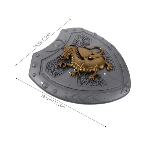 BESPORTBLE Robuster Ritterschild und Gürtel für Wikinger Piraten Cosplay Authentische Renaissance Kostüm-Accessoires für Halloween und Bühnenauftritte BESPORTBLE Robuster Ritterschild und Gürtel für Wikinger Piraten Cosplay Authentische Renaissance Kostüm-Accessoires für Halloween und Bühnenauftritte von BESPORTBLE