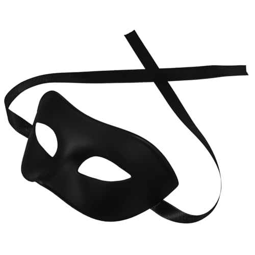 BESPORTBLE Schwarze Maske Für Halloween Und Karneval Einzigartige Maske Für Cosplay Maskerade Und Partys Halbgesichtsmaske Mit Elastischem Band Für Herren Und Damen von BESPORTBLE