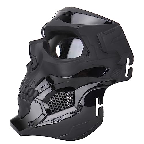 BESPORTBLE Taktische Schädelmaske Vollgesichtsmaske Für Halloween Cs Spiele Survival Games Und Cosplay Unisex Schwarz Für Partys Und Maskeraden von BESPORTBLE