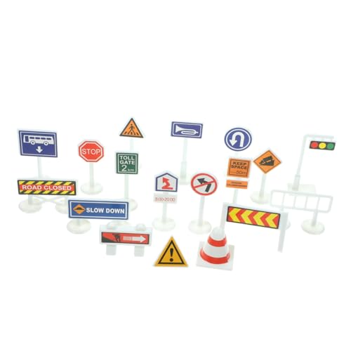 BESPORTBLE Teiliges Mini Verkehrsschilder Spielset aus Stabilem Kunststoff Realistische Farben Mini Barrikaden und Straßenszenenmodell für Pädagogisches Lernspielzeug zur Verkehrssicherheit BESPORTBLE Teiliges Mini Verkehrsschilder Spielset aus Stabilem Kunststoff Realistische Farben Mini Barrikaden und Straßenszenenmodell für Pädagogisches Lernspielzeug zur Verkehrssicherheit von BESPORTBLE