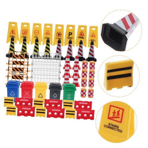 BESPORTBLE Teiliges Miniatur Verkehrszeichen aus Stabilem Kunststoff Realistische Farben für Verkehrserziehung Pädagogisches Baustellen und Straßensperrenmodell für Kleinkinder BESPORTBLE Teiliges Miniatur Verkehrszeichen aus Stabilem Kunststoff Realistische Farben für Verkehrserziehung Pädagogisches Baustellen und Straßensperrenmodell für Kleinkinder von BESPORTBLE