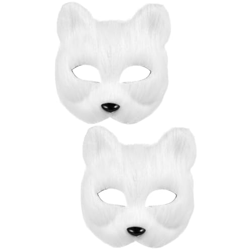 BESPORTBLE Tiermaske Waschbär - Realistische Halbgesichtsmaske Für Halloween - Karneval Und Kostümpartys Plüsch Fuchs Und Katzenmaske Für Cosplay Und Maskerade von BESPORTBLE