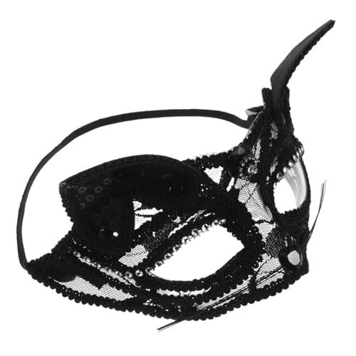 BESPORTBLE Transparente Spitzenfuchsmaske Für Damen Kreative Halbmaske Für Halloween Cosplay Und Maskerade Partys Exquisite Tiermaske Für Kostüme Und Feiern von BESPORTBLE