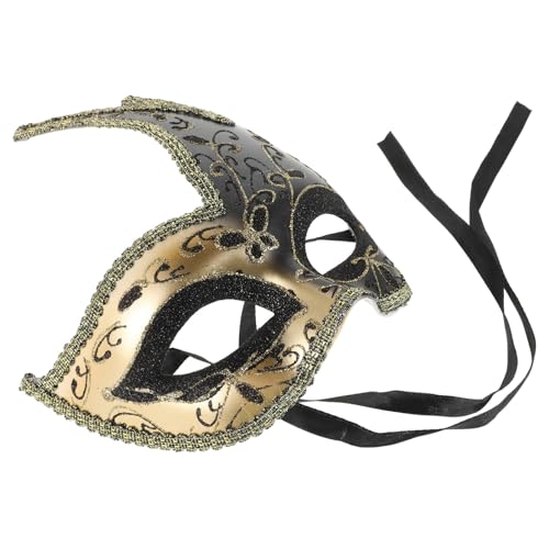 BESPORTBLE Venezianische Halbmaske Für Halloween Und Karneval Retro Cosplay Maske Im Antiken Stil Für Maskenbälle Partys Und Geburtstagsfeiern von BESPORTBLE