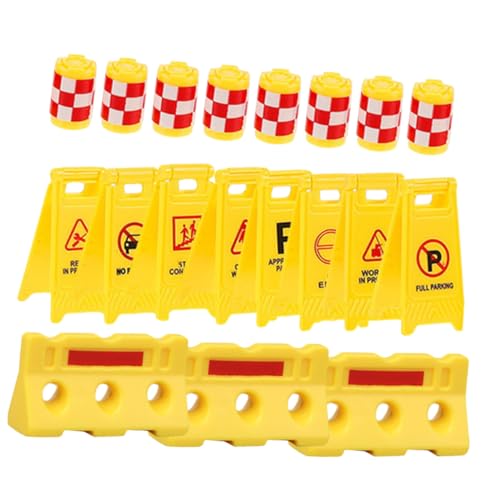 BESPORTBLE Verkehrsschilder Spielset Lernspielzeug Miniatur Verkehrsbarrieren Kunststoff Leuchtend Gelb Pädagogisch Fördernd für Verkehrssicherheit und Kreatives BESPORTBLE Verkehrsschilder Spielset Lernspielzeug Miniatur Verkehrsbarrieren Kunststoff Leuchtend Gelb Pädagogisch Fördernd für Verkehrssicherheit und Kreatives von BESPORTBLE