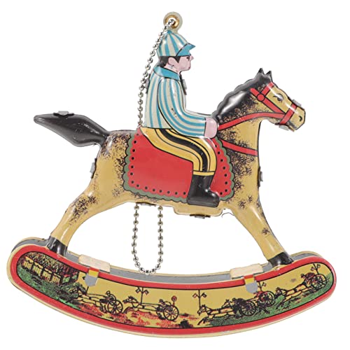 BESPORTBLE Vintage Retro Eisendekor Schaukelpferd Aufziehbar Blechspielzeug Büro Schreibtisch Dekoration Einzigartiges Pferdeornament Geschenk BESPORTBLE Vintage Retro Eisendekor Schaukelpferd Aufziehbar Blechspielzeug Büro Schreibtisch Dekoration Einzigartiges Pferdeornament Geschenk von BESPORTBLE