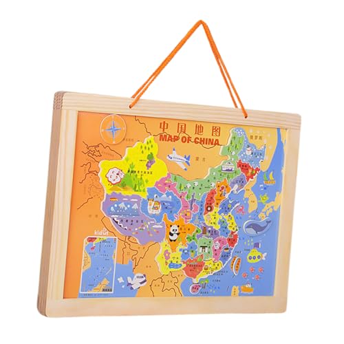 BESPORTBLE World Map Puzzle mit China Karte für Doppelseitiges Lernspielzeug zur Geografischen Früherziehung Fördert Kognitive Fähigkeiten Problemlösung und Feinmotorik BESPORTBLE World Map Puzzle mit China Karte für Doppelseitiges Lernspielzeug zur Geografischen Früherziehung Fördert Kognitive Fähigkeiten Problemlösung und Feinmotorik von BESPORTBLE