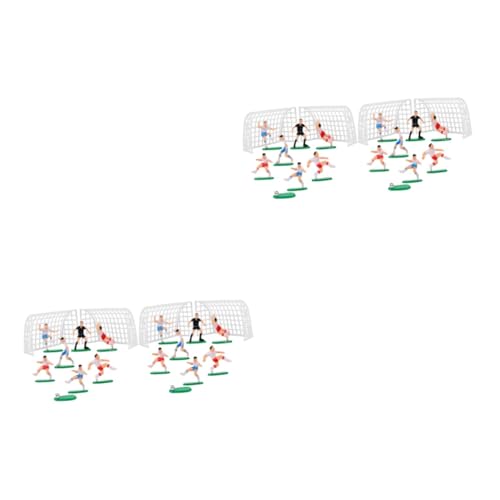 BESTOYARD 4 Sets Kuchendekoration Fußbälle Fußball Für Kuchen Miniatur Fußball Figur Miniaturen Kuchen Dekorationen Fußball Party Dekorationen Kuchendekoration Mini Fußball von BESTOYARD