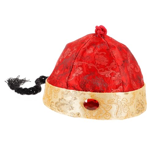 BESTOYARD Kaiser Hut Clownhut Bananenkostüm Kapitänsmütze Für Herren Büffelhut Mit Hörnern Lustige Bucket Hats Individuelle Mütze Verrückte Hüte Cordhut Kostüme Für Erwachsene Prinz Satin- von BESTOYARD